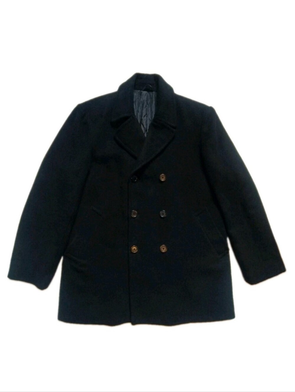 Lauren Ralph Lauren Pea Coat Double Breasted Wool Blend Men Coat Size:42R